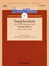 SUPPLICATION CELLO SOLO BK/CD cover